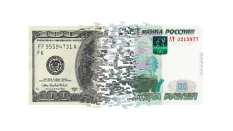 dolar, rubl