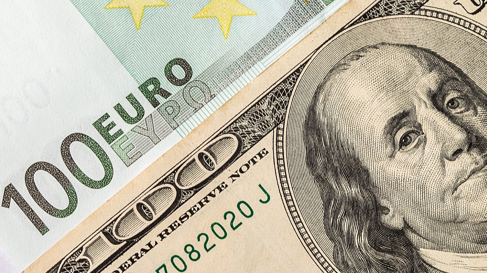 euro, dolar