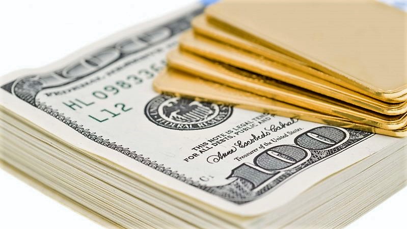 zlato, dolar