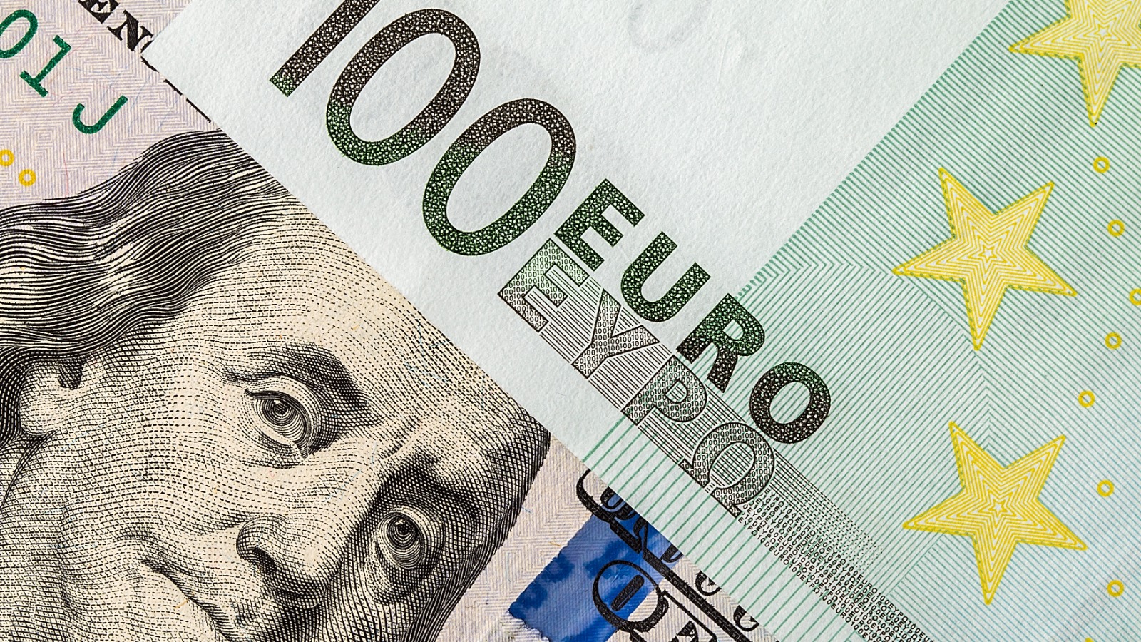 euro, dolar