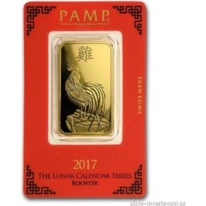 PAMP - zlatý slitek rok kohouta 2017