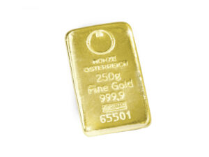 Münze Österreich zlatý slitek 250 g