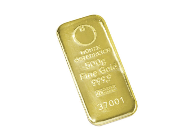 Münze Österreich zlatý slitek 500 g