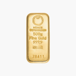 Münze Österreich zlatý slitek 500 g