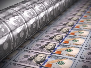 Kvůli intenzivnímu tištění peněz zřejmě stojíme na prahu další hospodářské krize. Ilustrační foto: Shutterstock